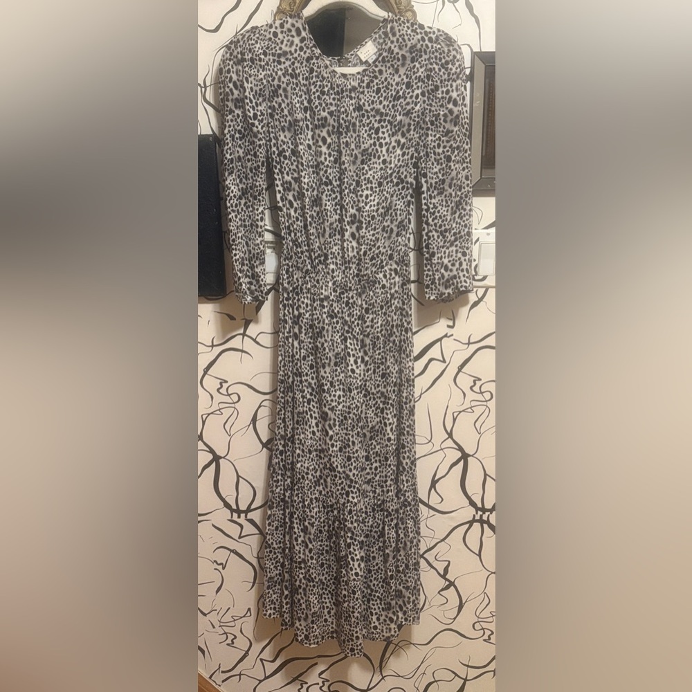Black & White BohemianSpotted Dress